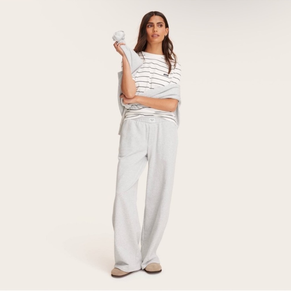 Parke x target high rise boxer terry sweatpants gray  XL